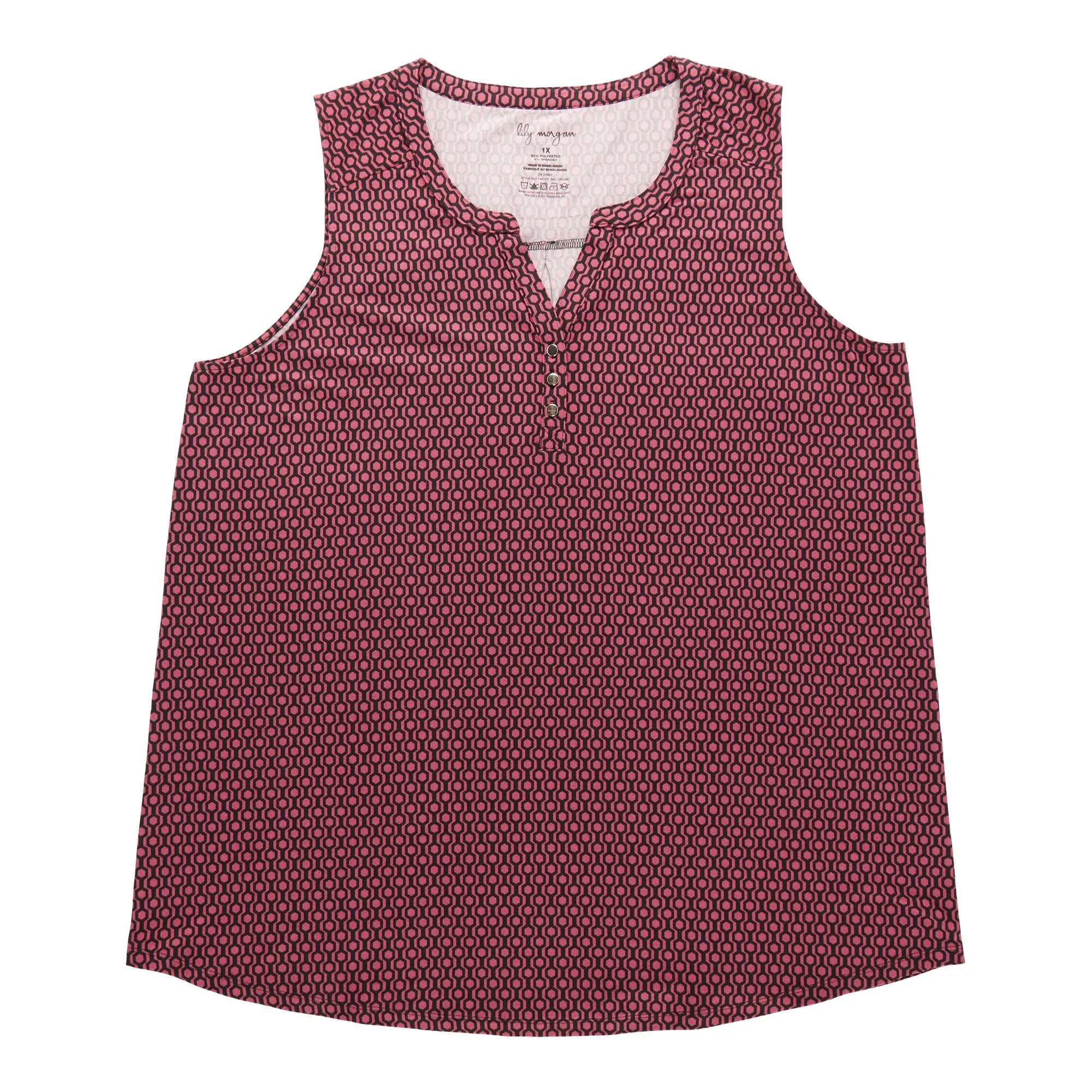 lily morgan Women's Plus Button Detail Camisole sold by Giant Tiger product image thumbnail 3