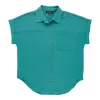 lily morgan Women's Short Sleeve Collared Blouse sold by Giant Tiger