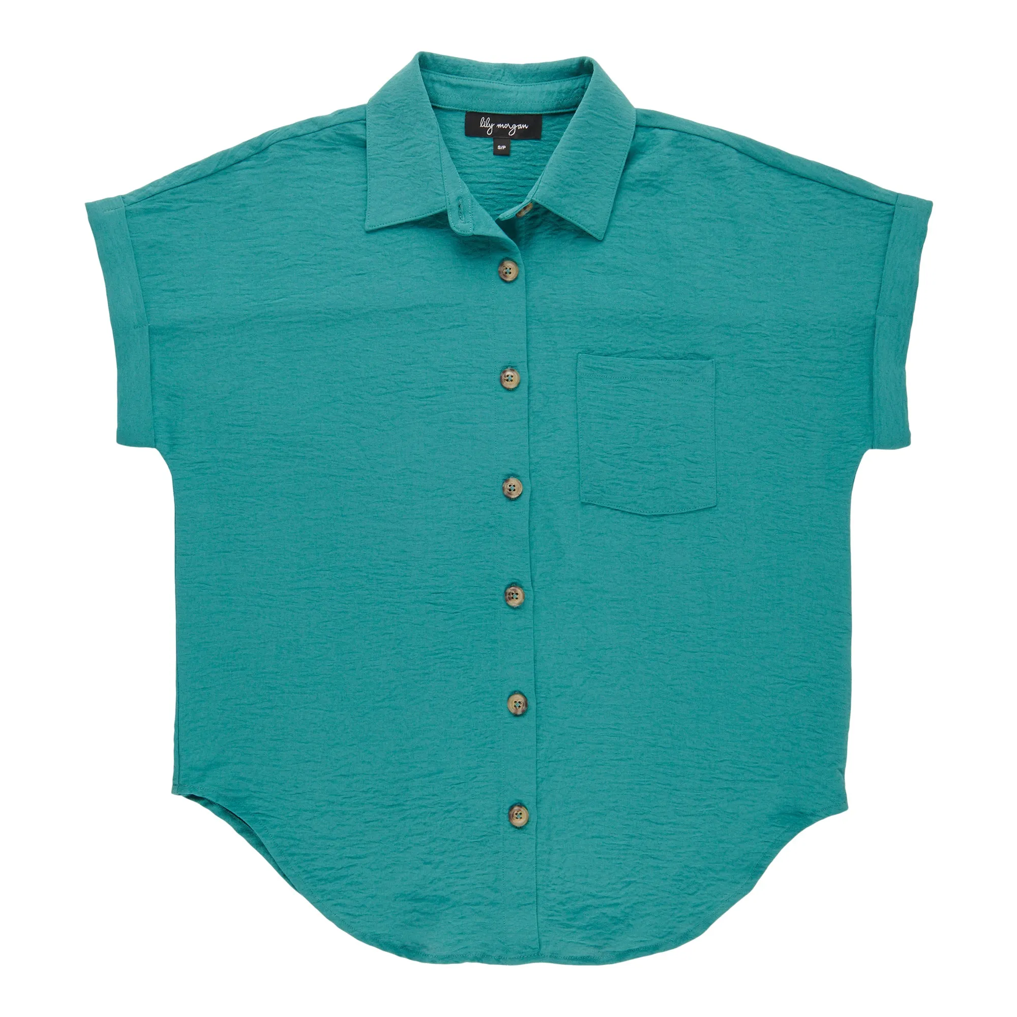 lily morgan Women's Short Sleeve Collared Blouse sold by Giant Tiger product image thumbnail 3