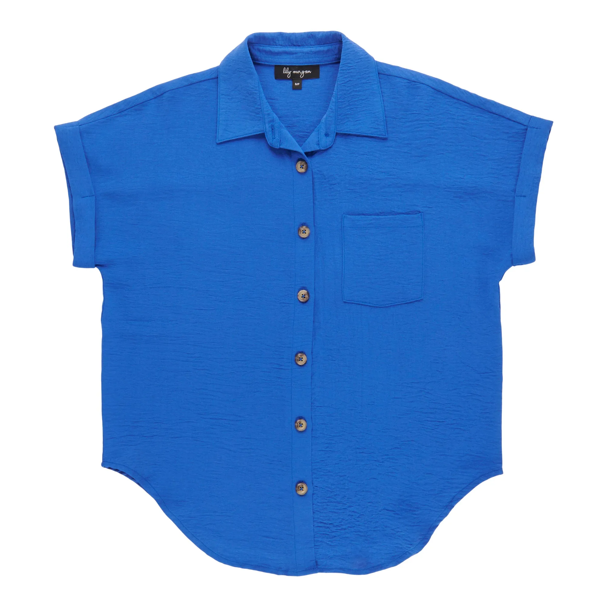 lily morgan Women's Short Sleeve Collared Blouse sold by Giant Tiger product image thumbnail 5