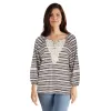 lily morgan Women's V-Neck Cinched-Waist Top sold by Giant Tiger