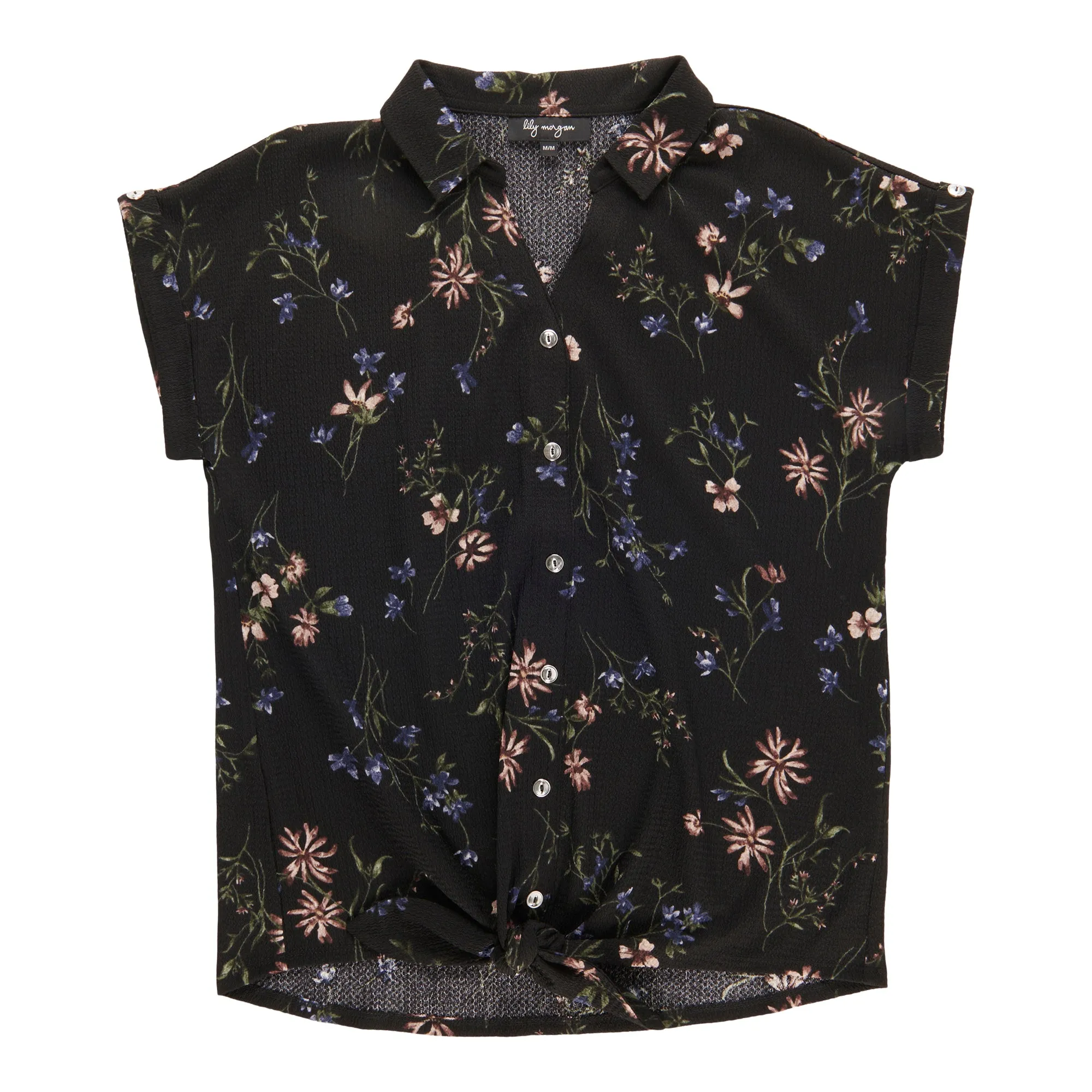 lily morgan Women's Short Sleeve Collared Top sold by Giant Tiger product image thumbnail 2