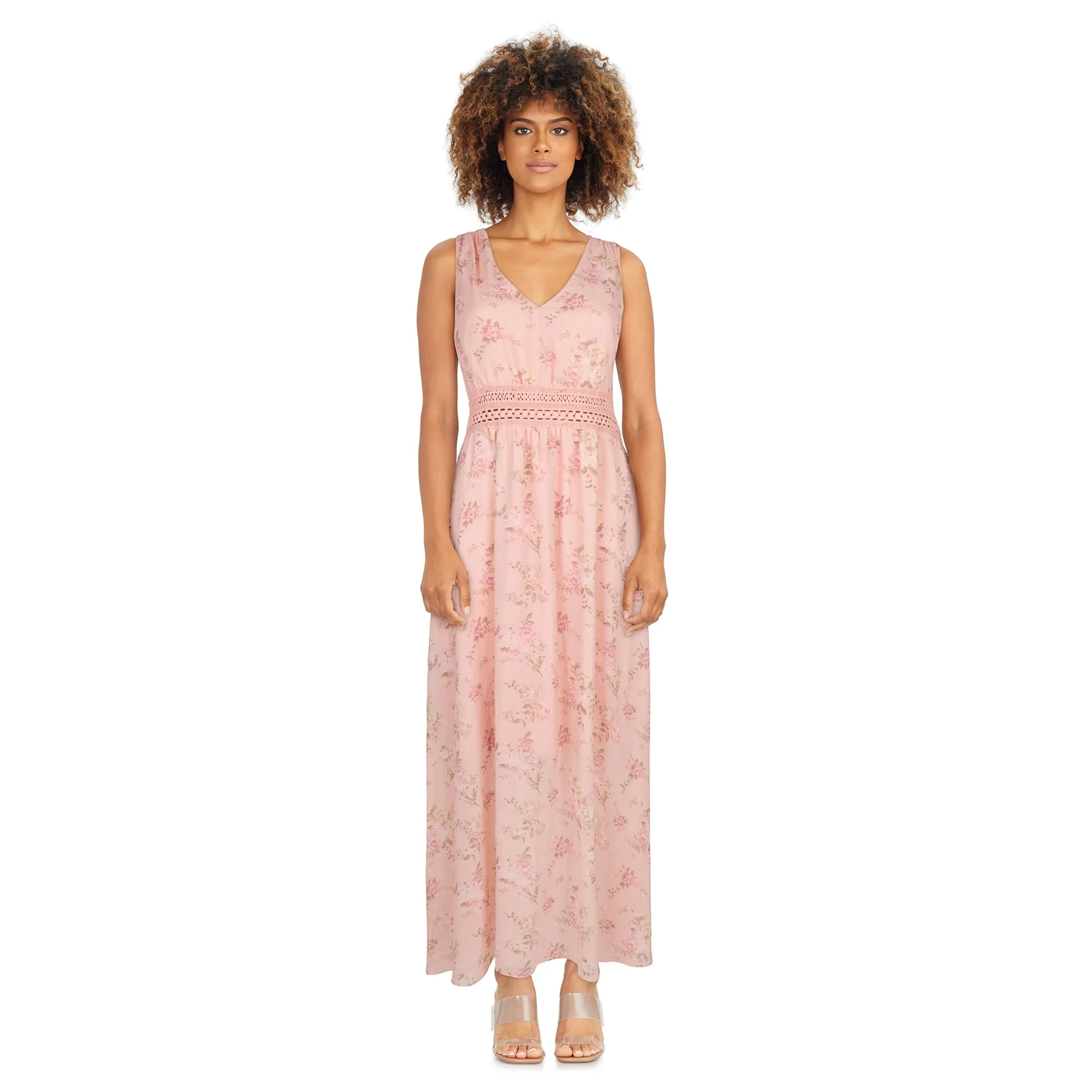 lily morgan Women's Crochet Waist Maxi Dress sold by Giant Tiger product image thumbnail 3