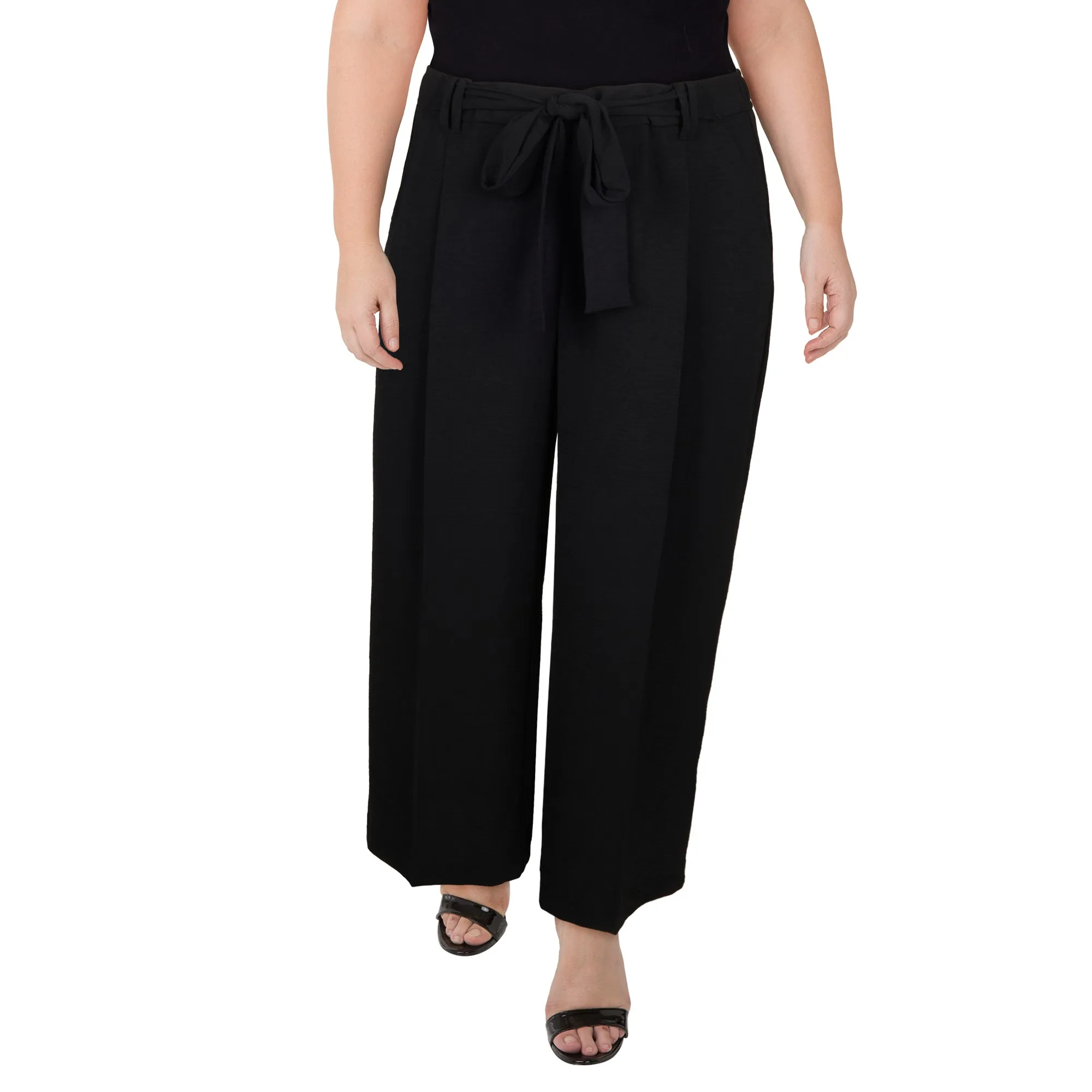 lily morgan Women's Plus Tie Waist Pants sold by Giant Tiger