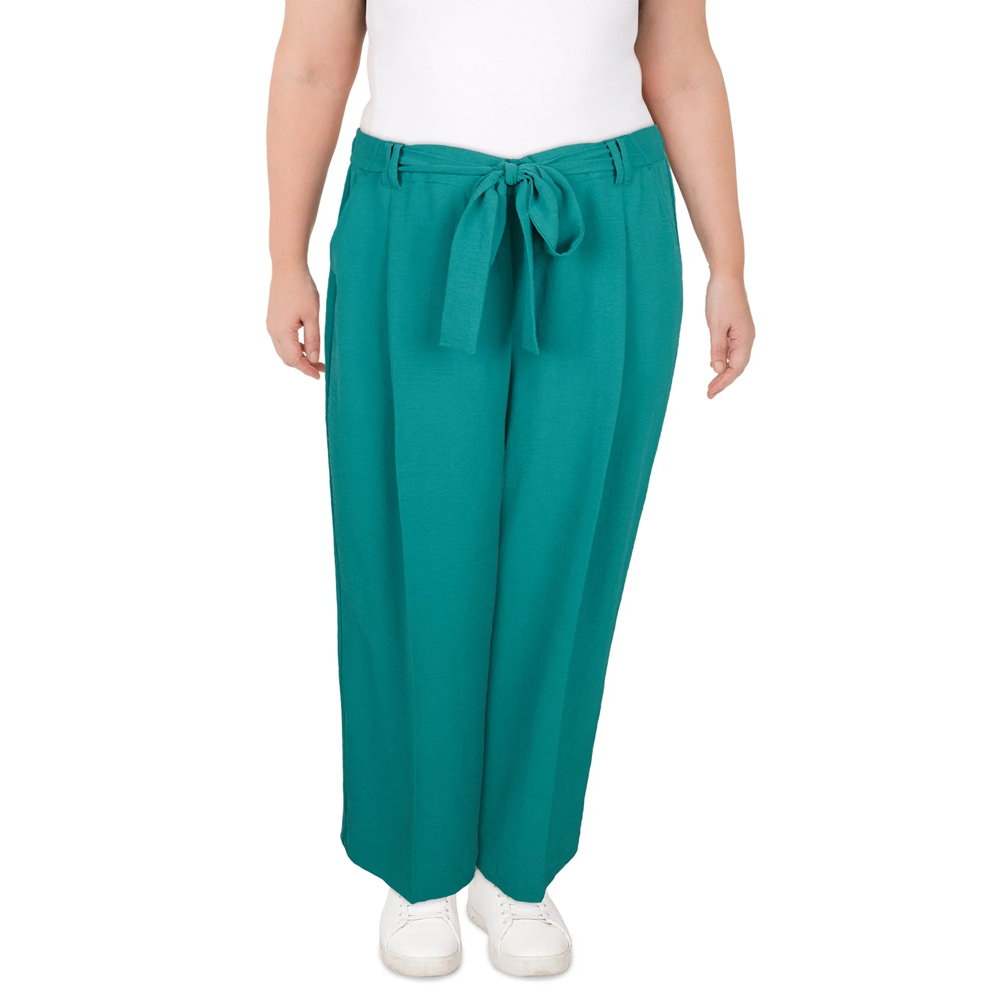 lily morgan Women's Plus Tie Waist Pants sold by Giant Tiger product image thumbnail 2