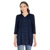 lily morgan Women's Pintuck Crinkle Blouse sold by Giant Tiger