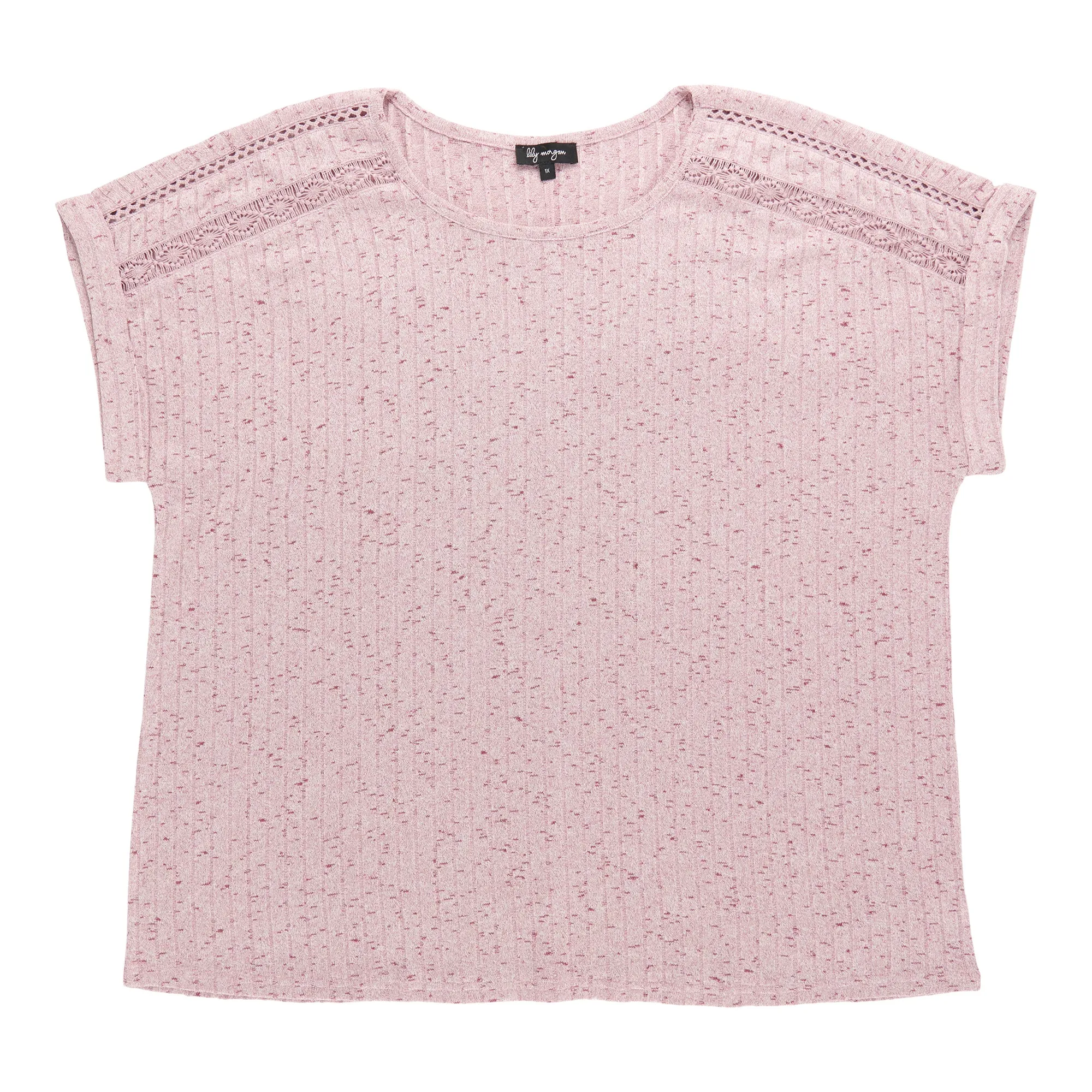 lily morgan Women's Plus Top with Lace Details sold by Giant Tiger product image thumbnail 3