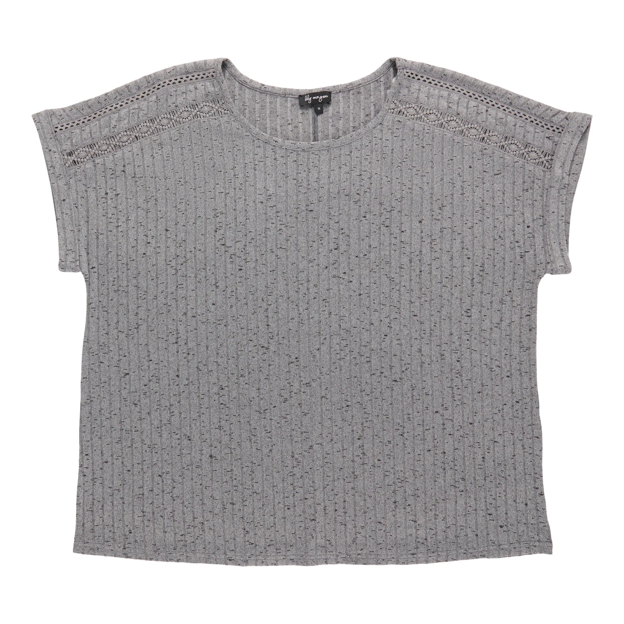 lily morgan Women's Plus Top with Lace Details sold by Giant Tiger product image thumbnail 2