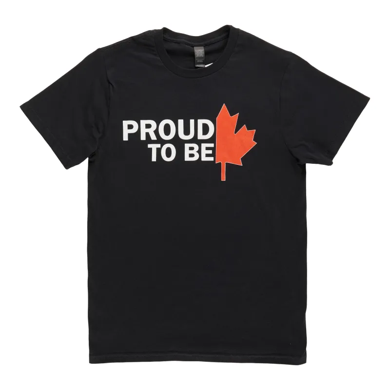 Adult Unisex "Proud Canadian" T-Shirt, English sold by Giant Tiger