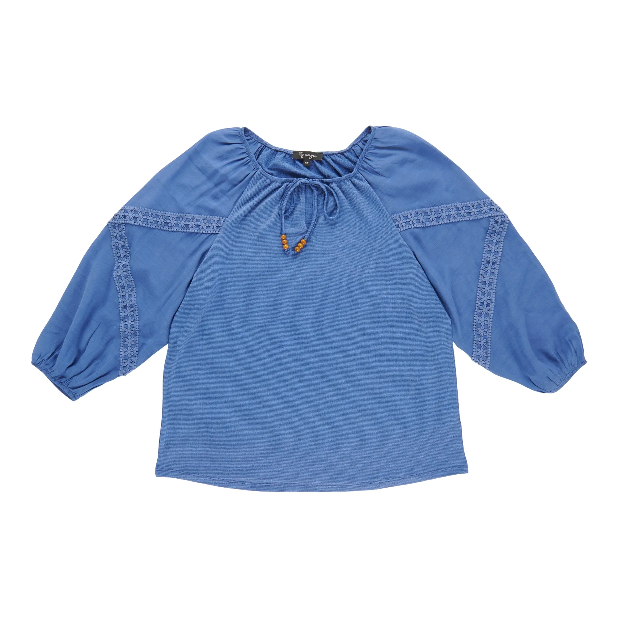 lily morgan Women's Top with Crochet Sleeve Detail sold by Giant Tiger product image thumbnail 3