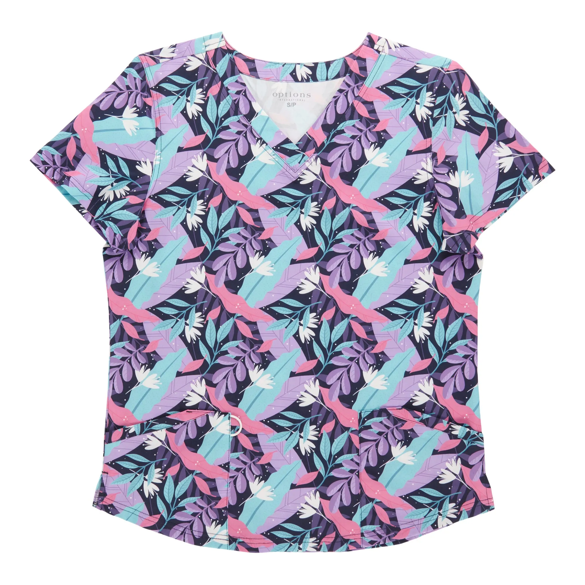 Options Women's Printed V-Neck Scrub Top sold by Giant Tiger product image thumbnail 2