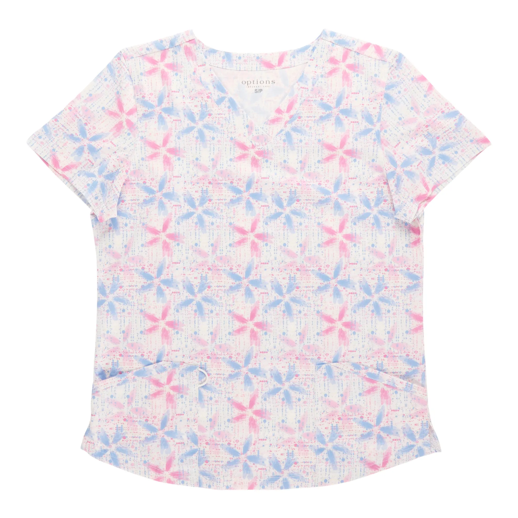 Options Women's Printed V-Neck Scrub Top sold by Giant Tiger