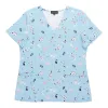 Options Women's Printed V-Neck Scrub Top sold by Giant Tiger