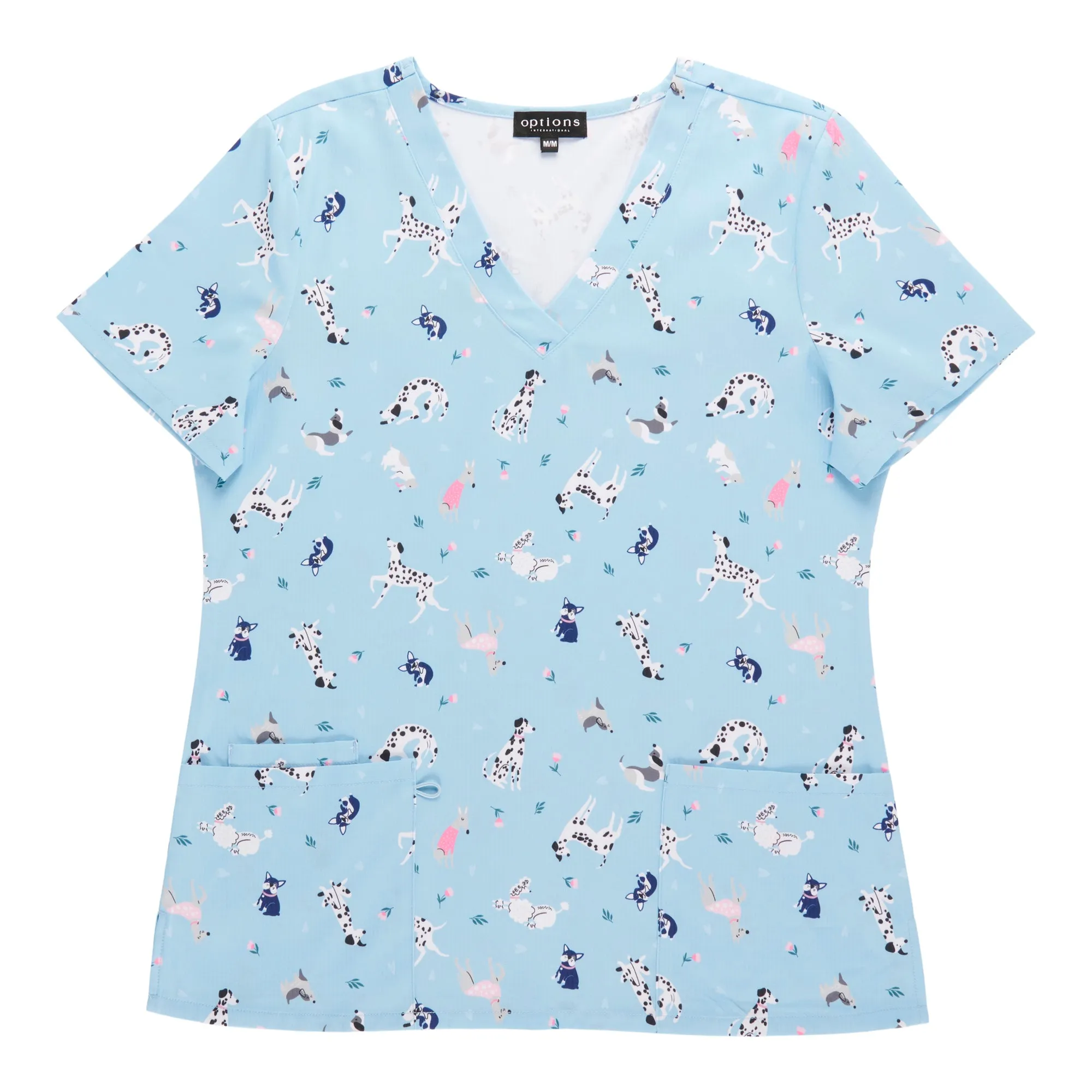 Options Women's Printed V-Neck Scrub Top sold by Giant Tiger product image thumbnail 2