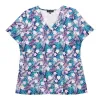 Options Women's Printed V-Neck Scrub Top sold by Giant Tiger