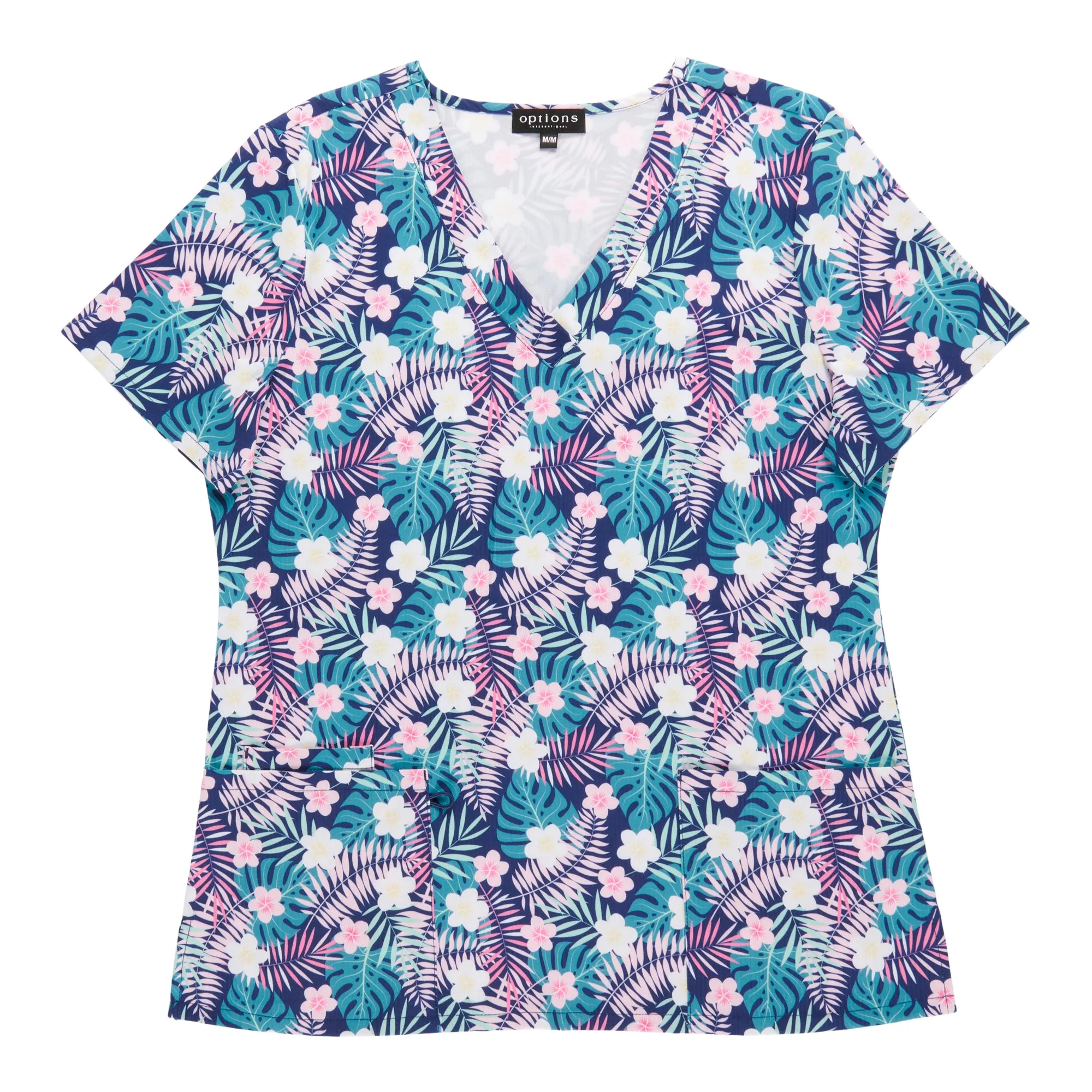 Options Women's Printed V-Neck Scrub Top sold by Giant Tiger product image thumbnail 3
