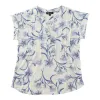 lily morgan Women's V-Neck Cap Sleeve Blouse sold by Giant Tiger