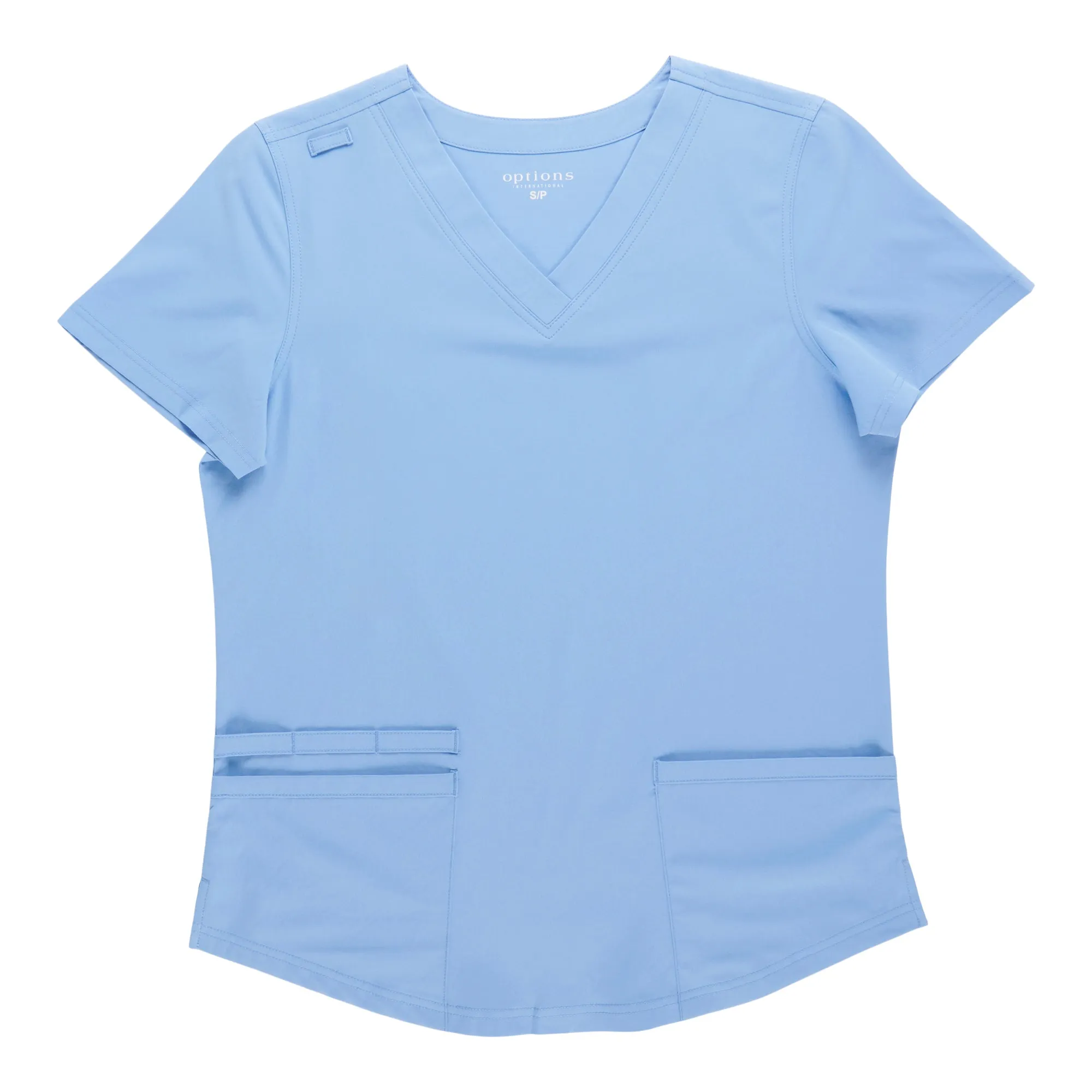 Options Women's Solid V-Neck Scrub Top sold by Giant Tiger