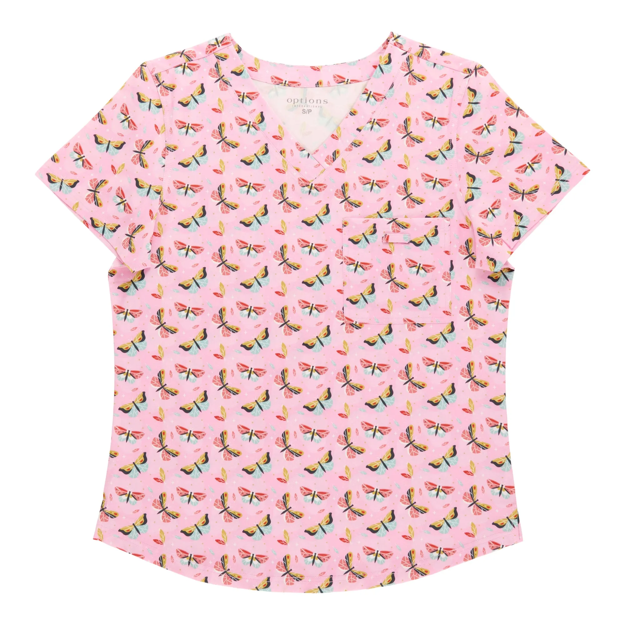 Options Women's Printed V-Neck Scrub Top sold by Giant Tiger product image thumbnail 2