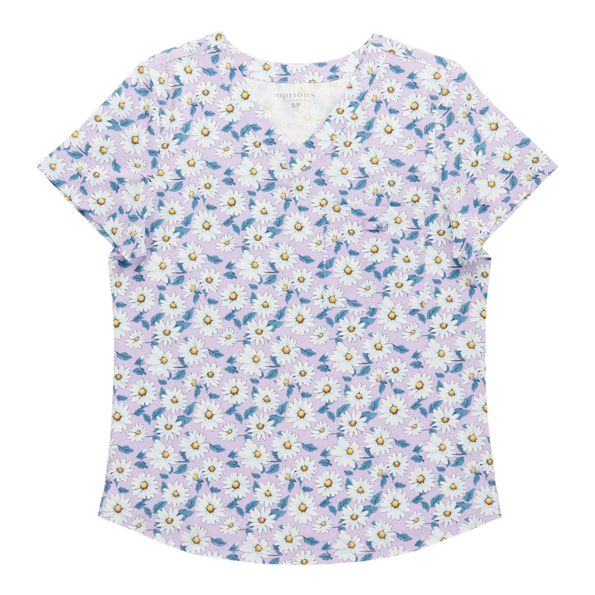 Options Women's Printed V-Neck Scrub Top sold by Giant Tiger product image thumbnail 3