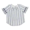 mySTYLE Women's Plus Gauze Striped Top sold by Giant Tiger