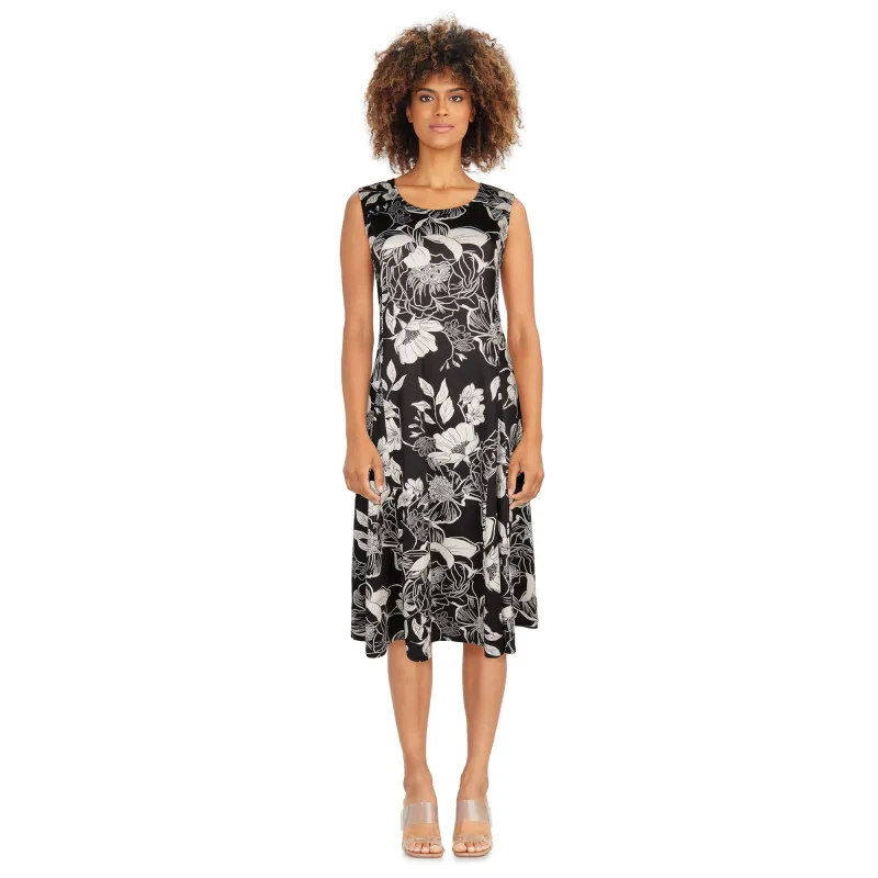 Classic Editions Women's Midi Sleeveless Dress made by Giant Tiger