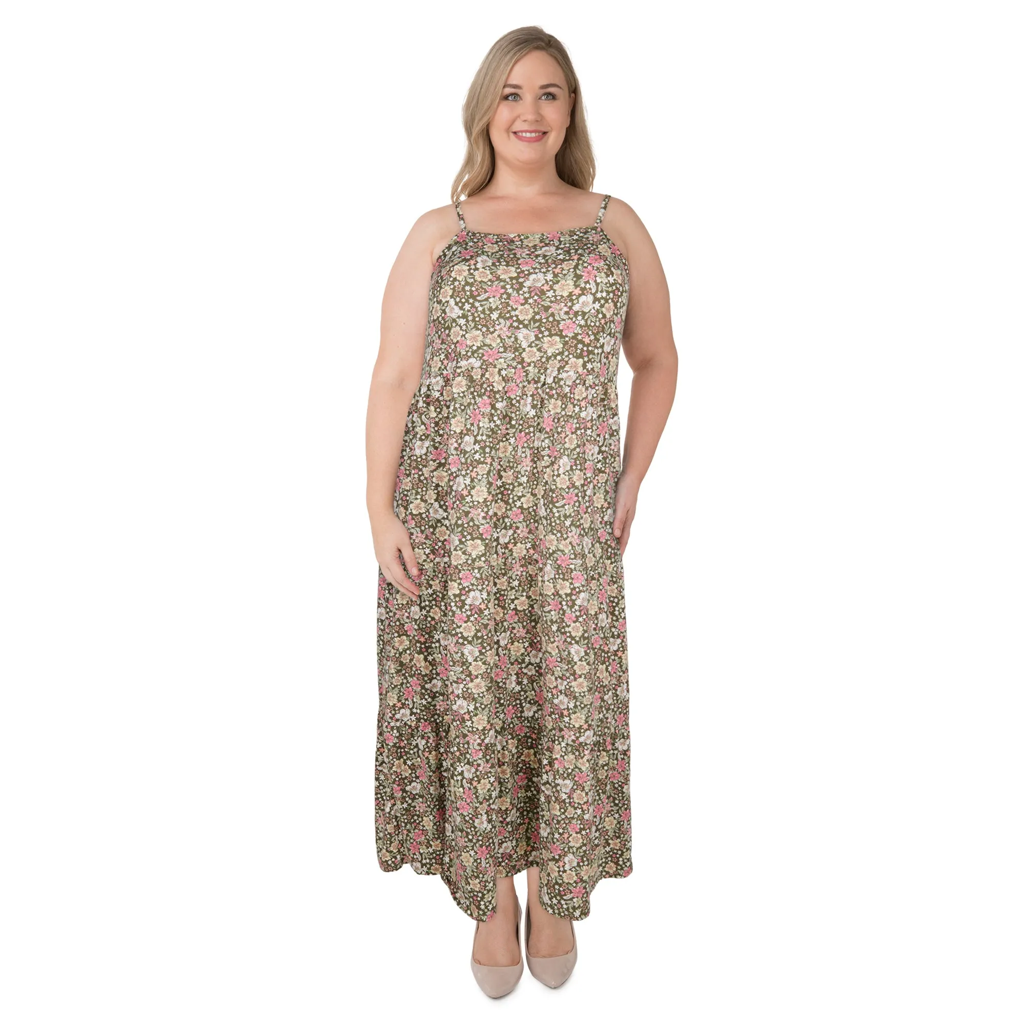 mySTYLE Women's Plus Printed Maxi Dress sold by Giant Tiger product image thumbnail 2