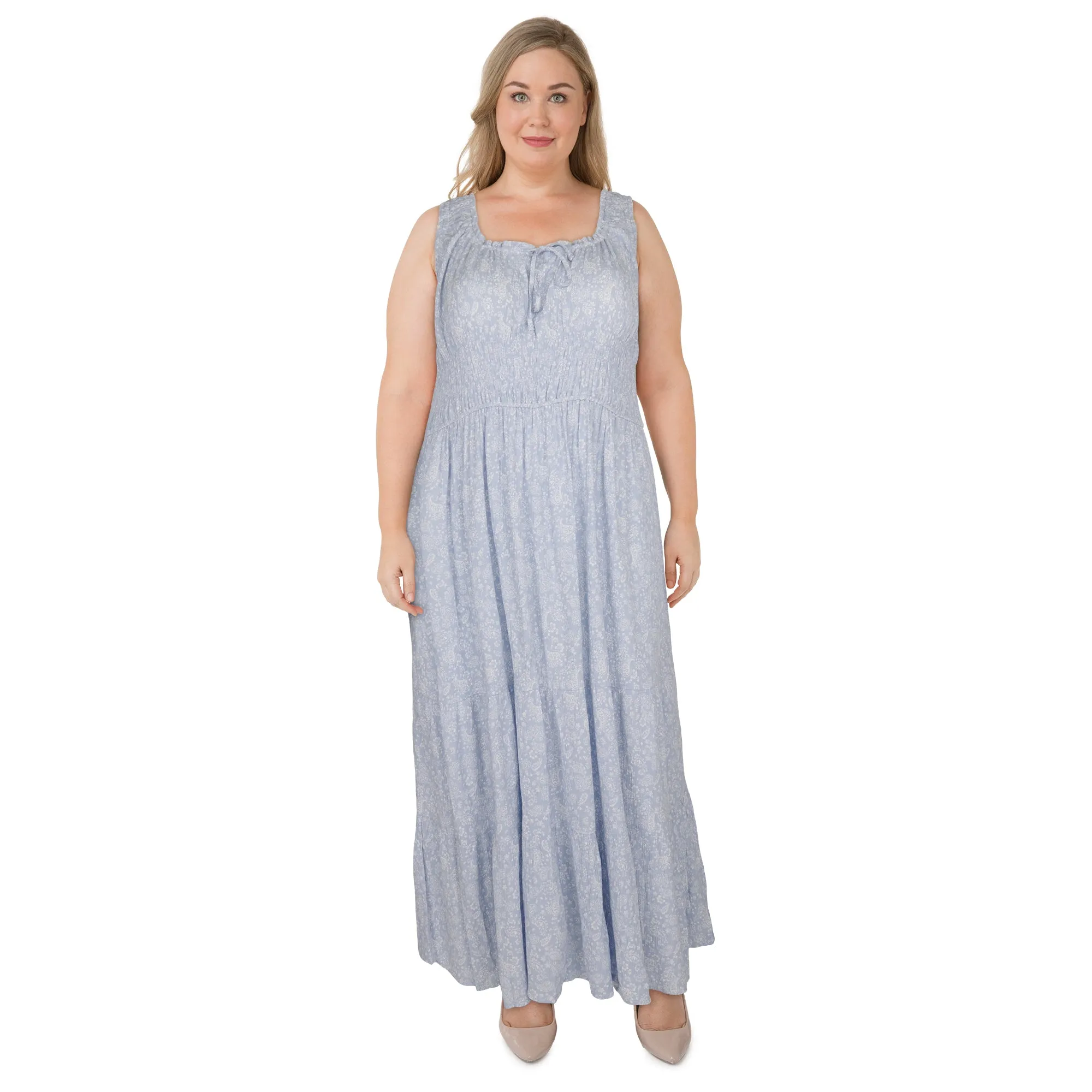mySTYLE Women's Plus Crinkle Maxi Dress sold by Giant Tiger