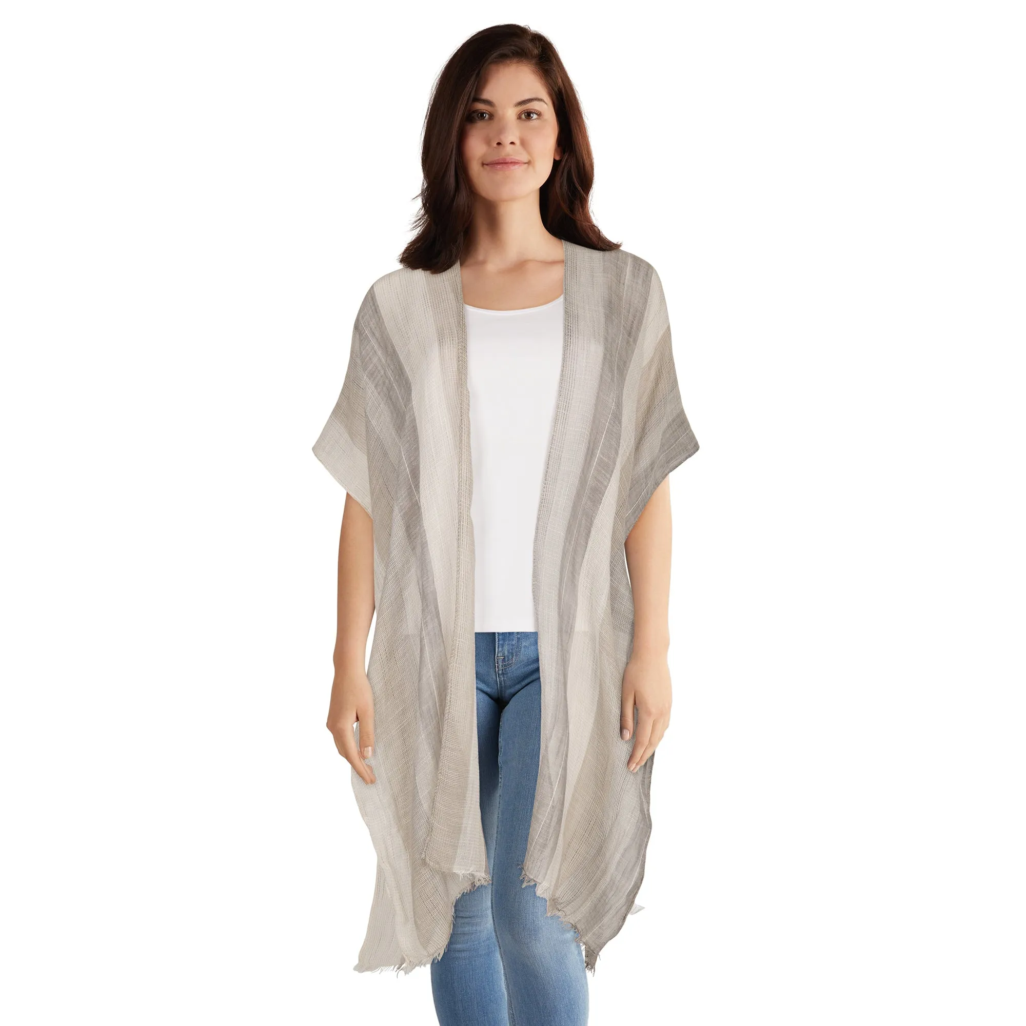 Women's Striped Ruana sold by Giant Tiger product image thumbnail 2