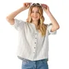 mySTYLE Women's V-Neck Long Sleeve Shirt sold by Giant Tiger