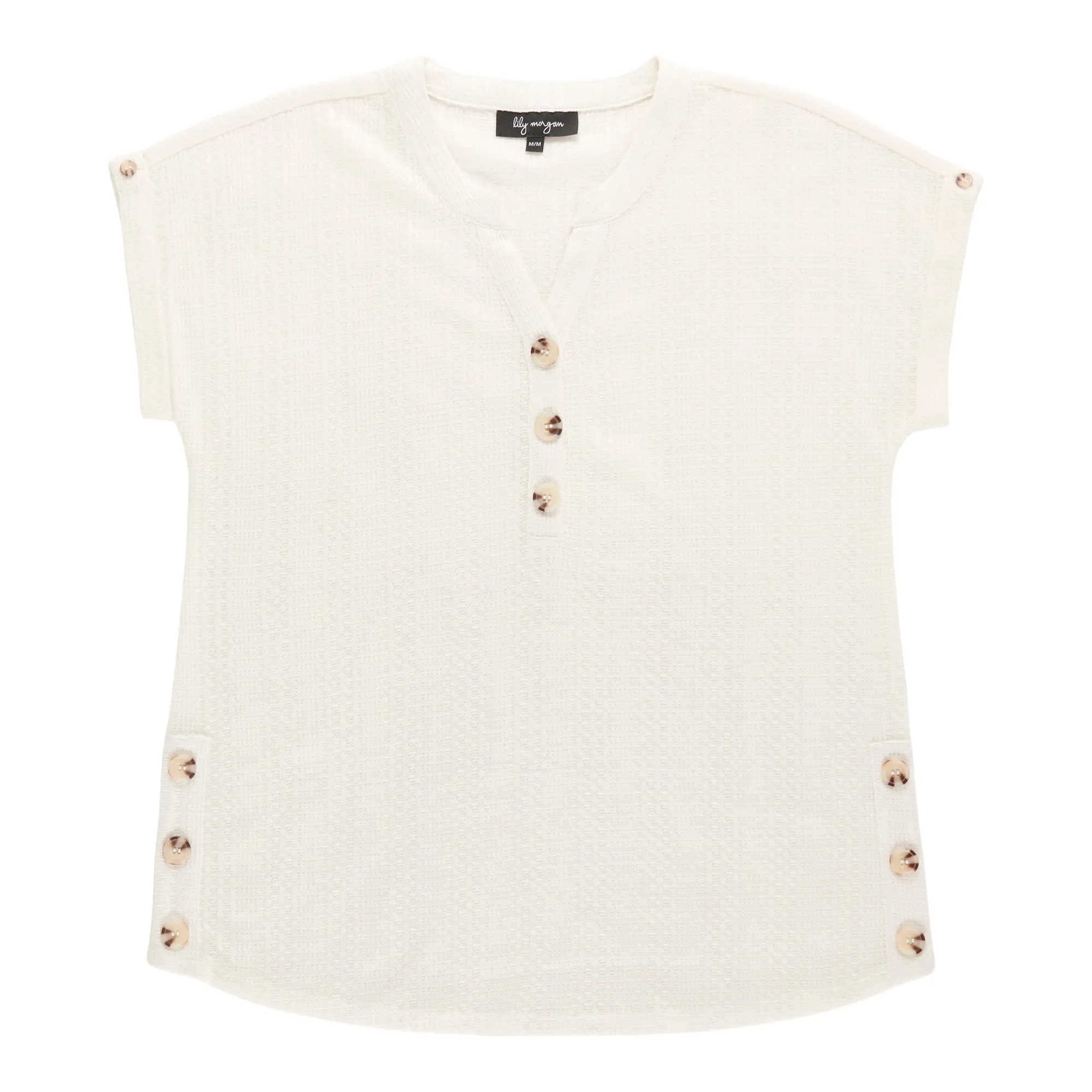 lily morgan Women's Top with Horn Buttons sold by Giant Tiger product image thumbnail 2