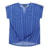 lily morgan Women's Short Sleeve V-Neck Top sold by Giant Tiger