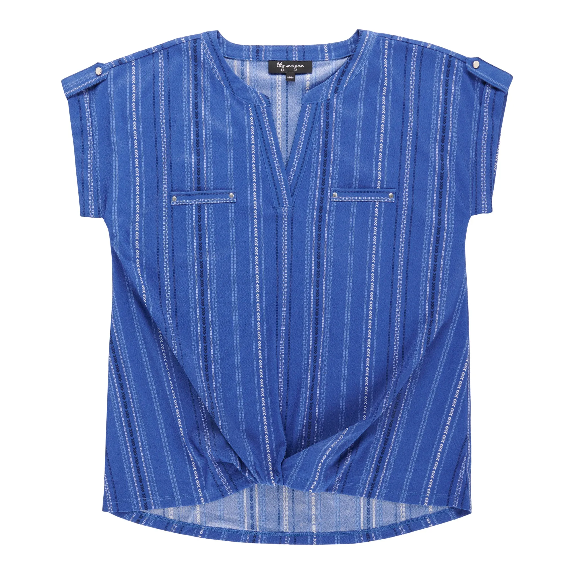 lily morgan Women's Short Sleeve V-Neck Top sold by Giant Tiger