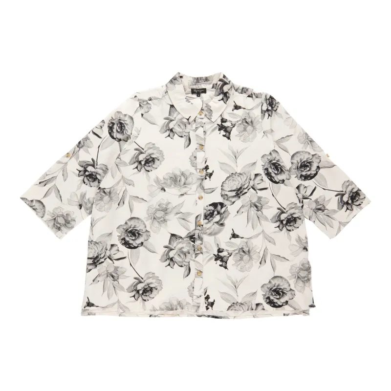 lily morgan Women's Plus Silky Linen Blouse sold by Giant Tiger