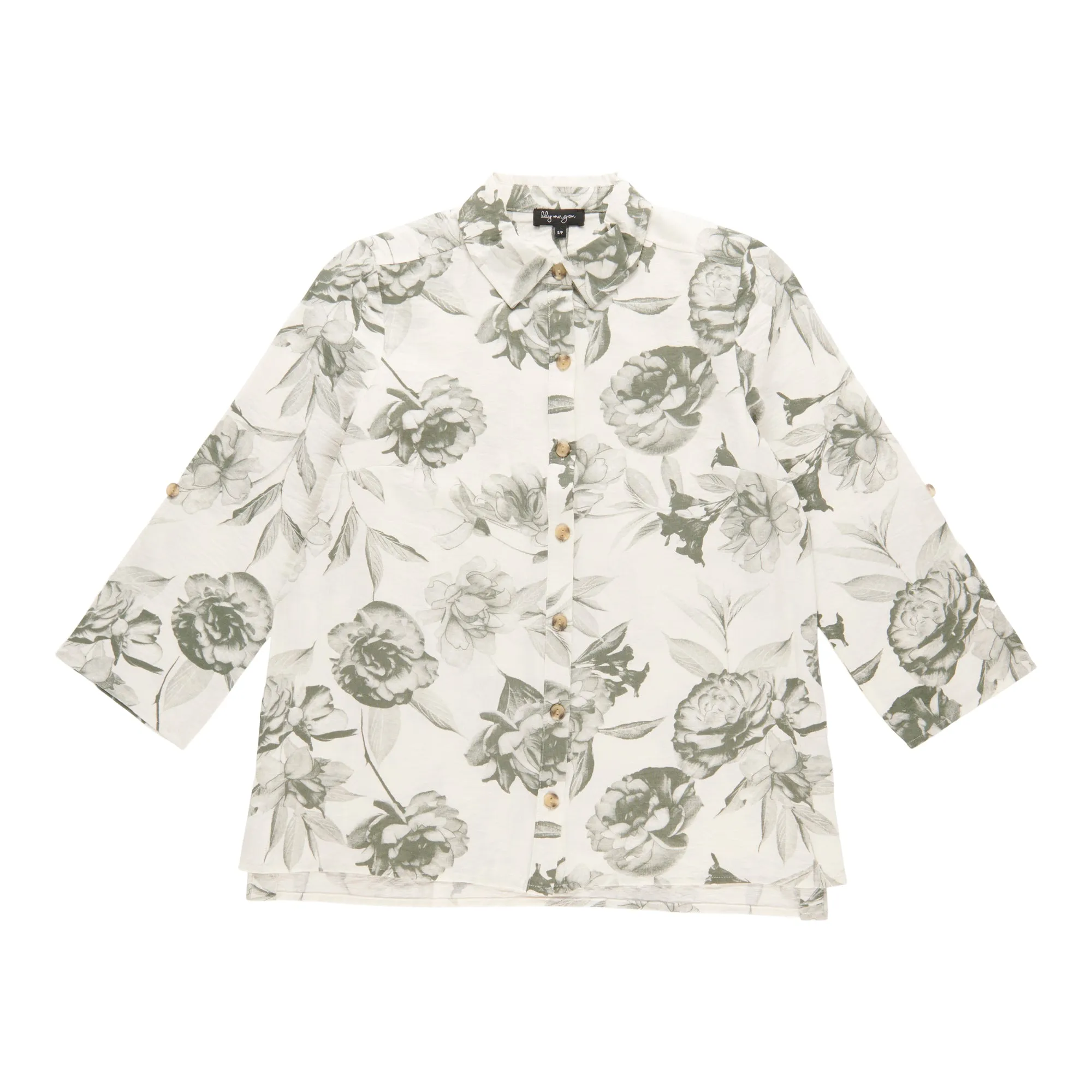 lily morgan Women's Silky Linen Blouse sold by Giant Tiger product image thumbnail 2