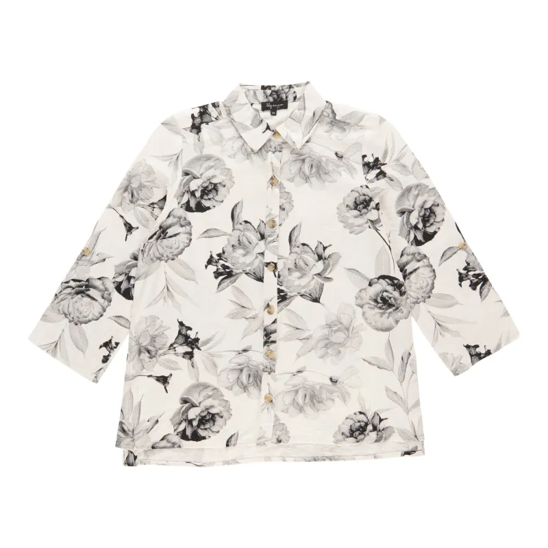 lily morgan Women's Silky Linen Blouse sold by Giant Tiger