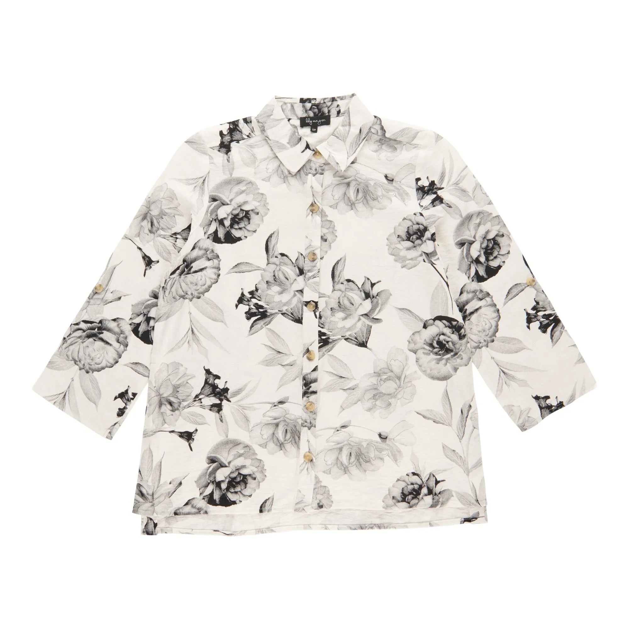 lily morgan Women's Silky Linen Blouse sold by Giant Tiger