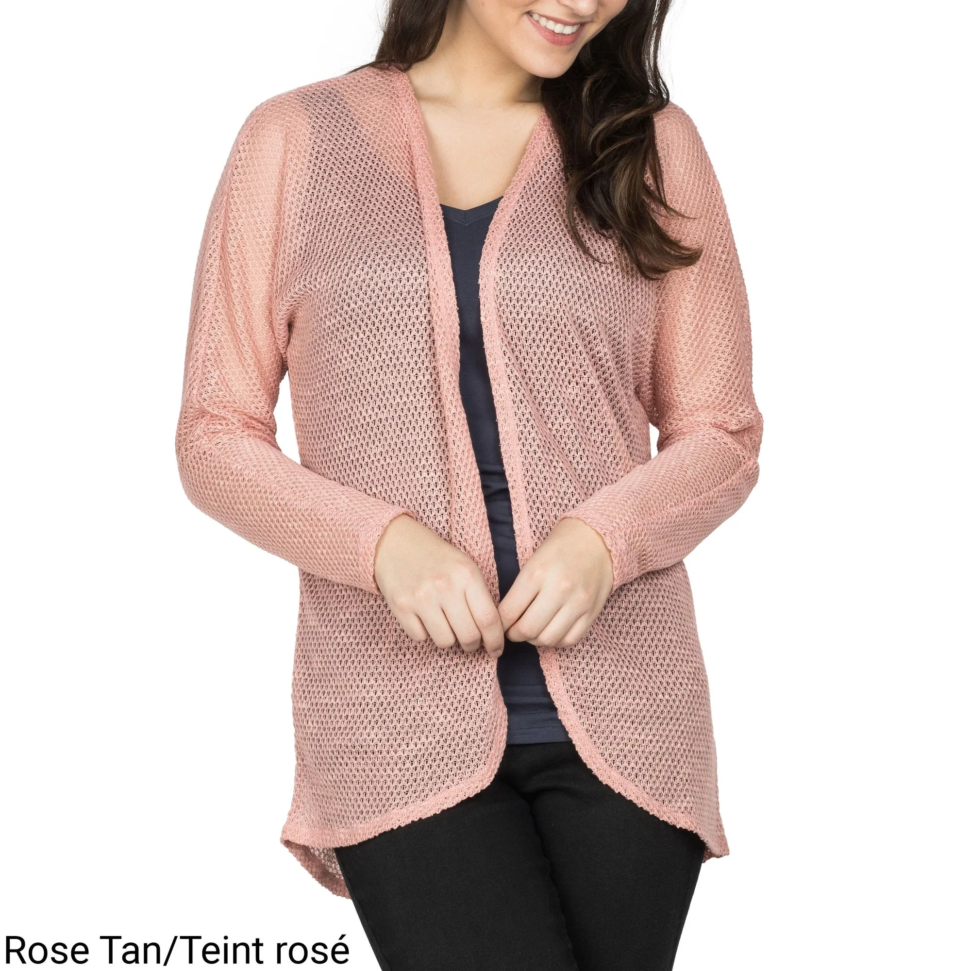 mySTYLE Women's Open Front Crochet Trim Cardigan sold by Giant Tiger product image thumbnail 5
