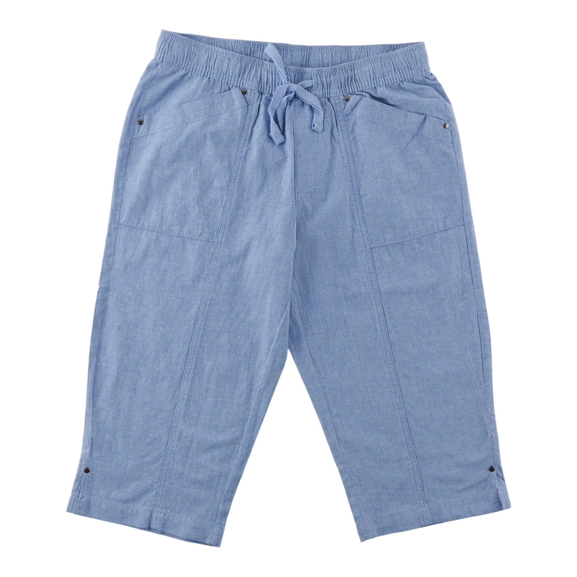 Classic Editions Women's Petite Cotton Crinkle Capris sold by Giant Tiger product image thumbnail 3