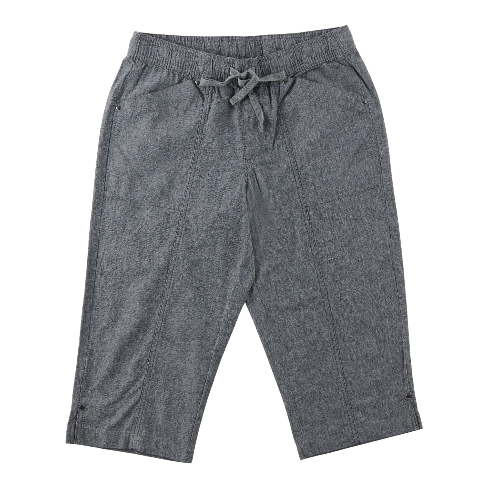 Classic Editions Women's Petite Cotton Crinkle Capris sold by Giant Tiger