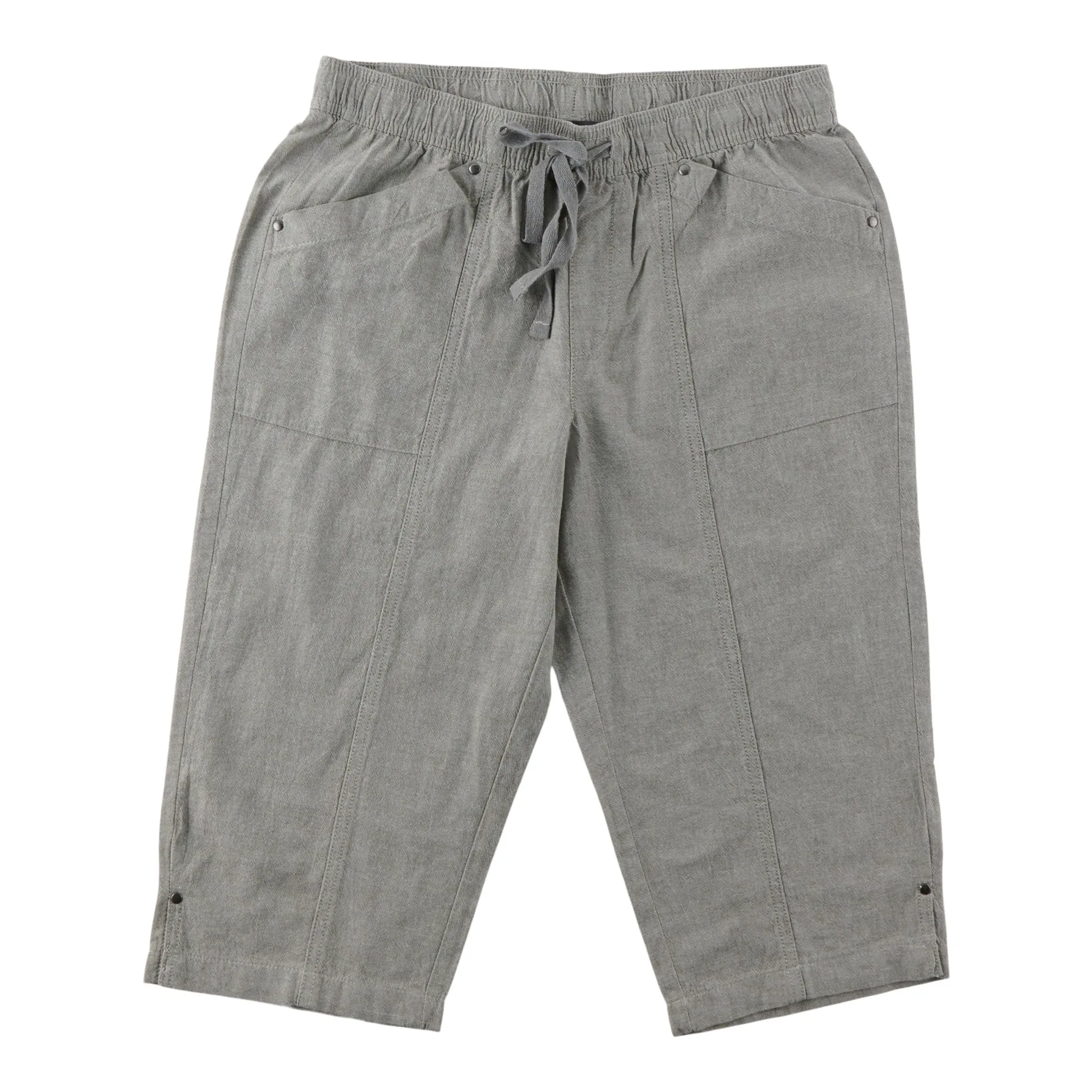 Classic Editions Women's Petite Cotton Crinkle Capris sold by Giant Tiger product image thumbnail 4