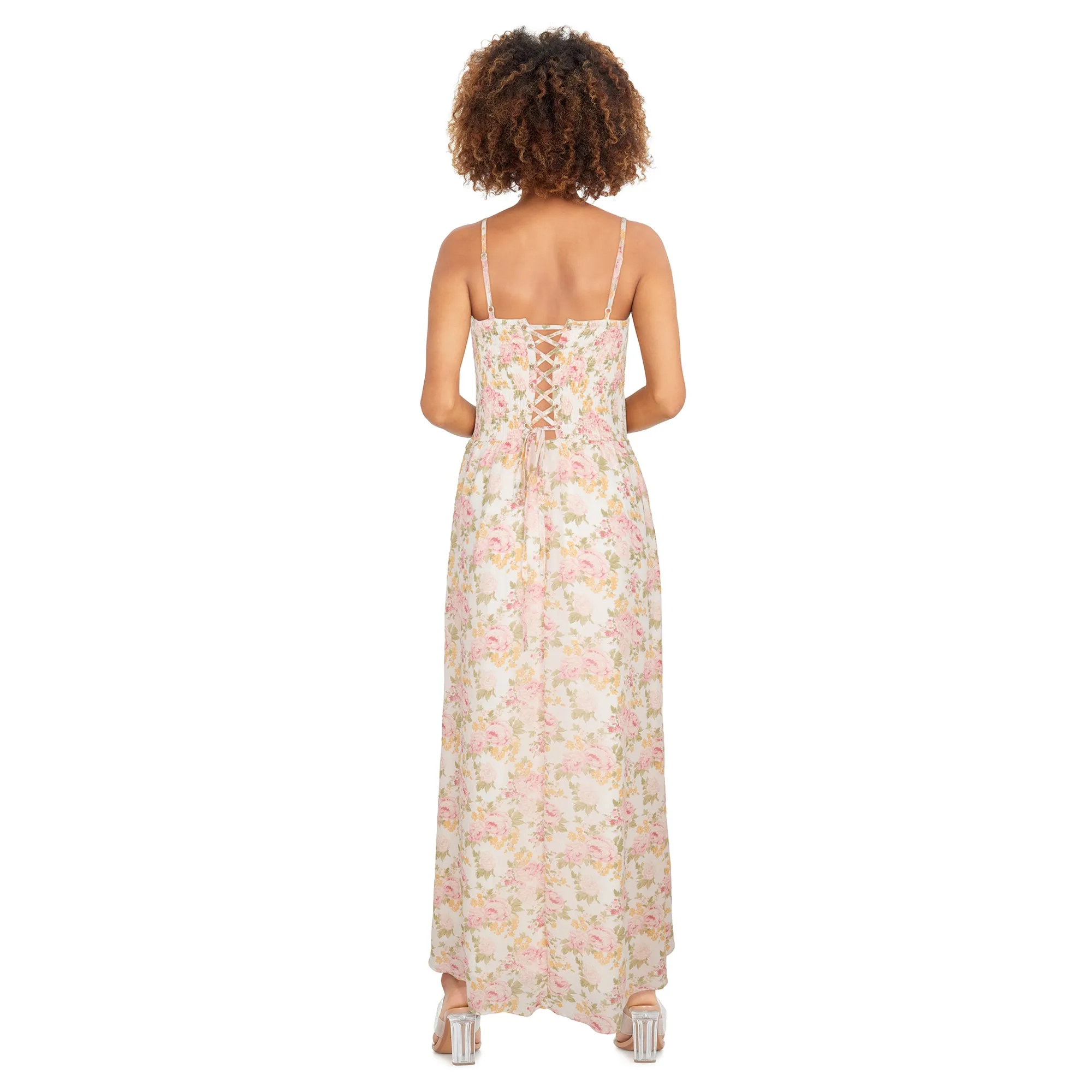 lily morgan Women's Lace-Up Chiffon Maxi Dress sold by Giant Tiger product image thumbnail 2