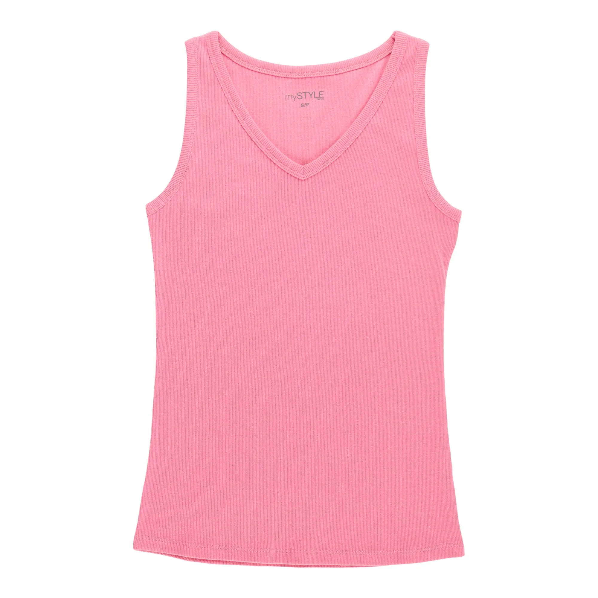 mySTYLE Women's V-Neck Ribbed Tank Top sold by Giant Tiger product image thumbnail 4