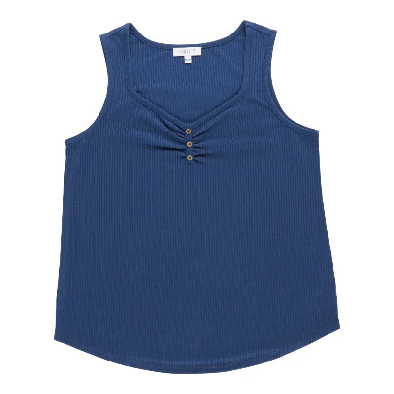 mySTYLE Women's Sleeveless V-Neck Tank Top sold by Giant Tiger