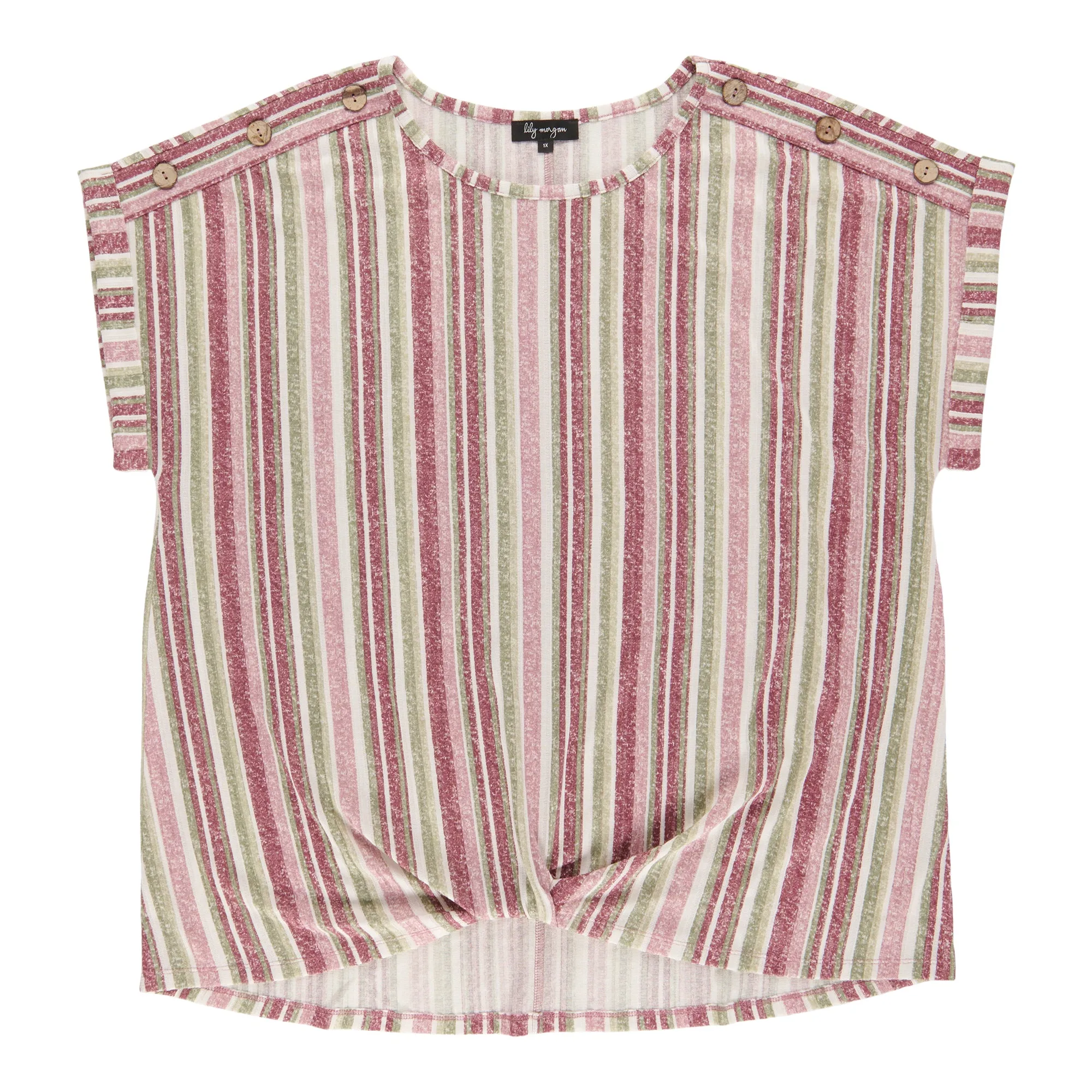 lily morgan Women's Plus Knot Detail Top sold by Giant Tiger product image thumbnail 2