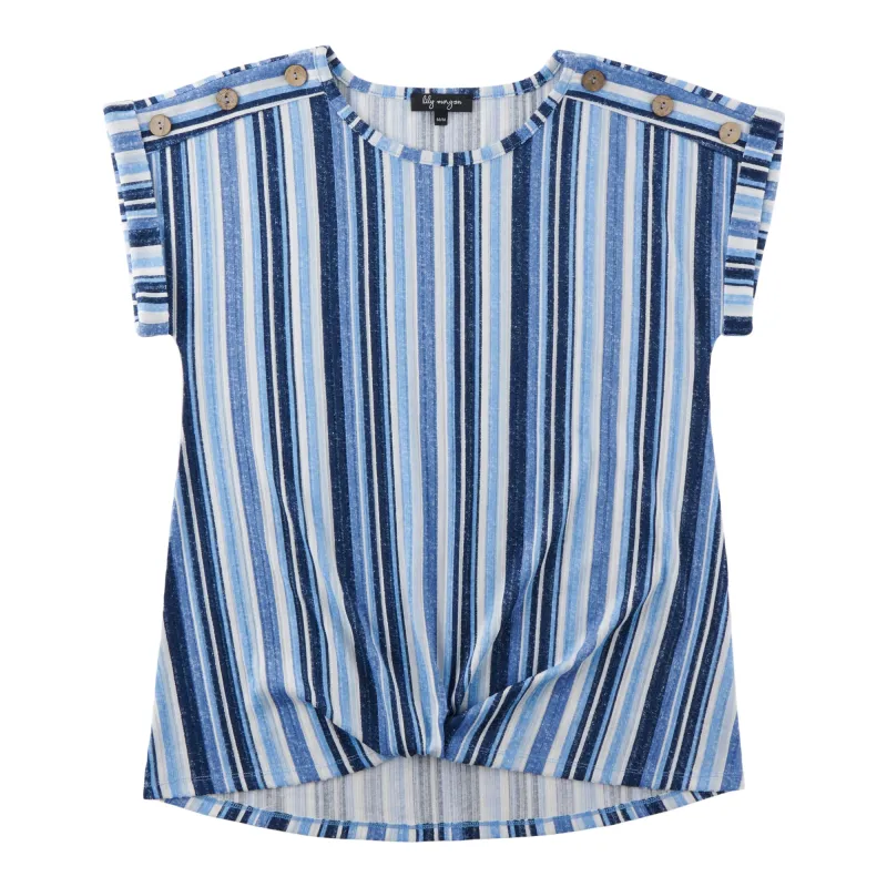 lily morgan Women's Knot Detail Top sold by Giant Tiger