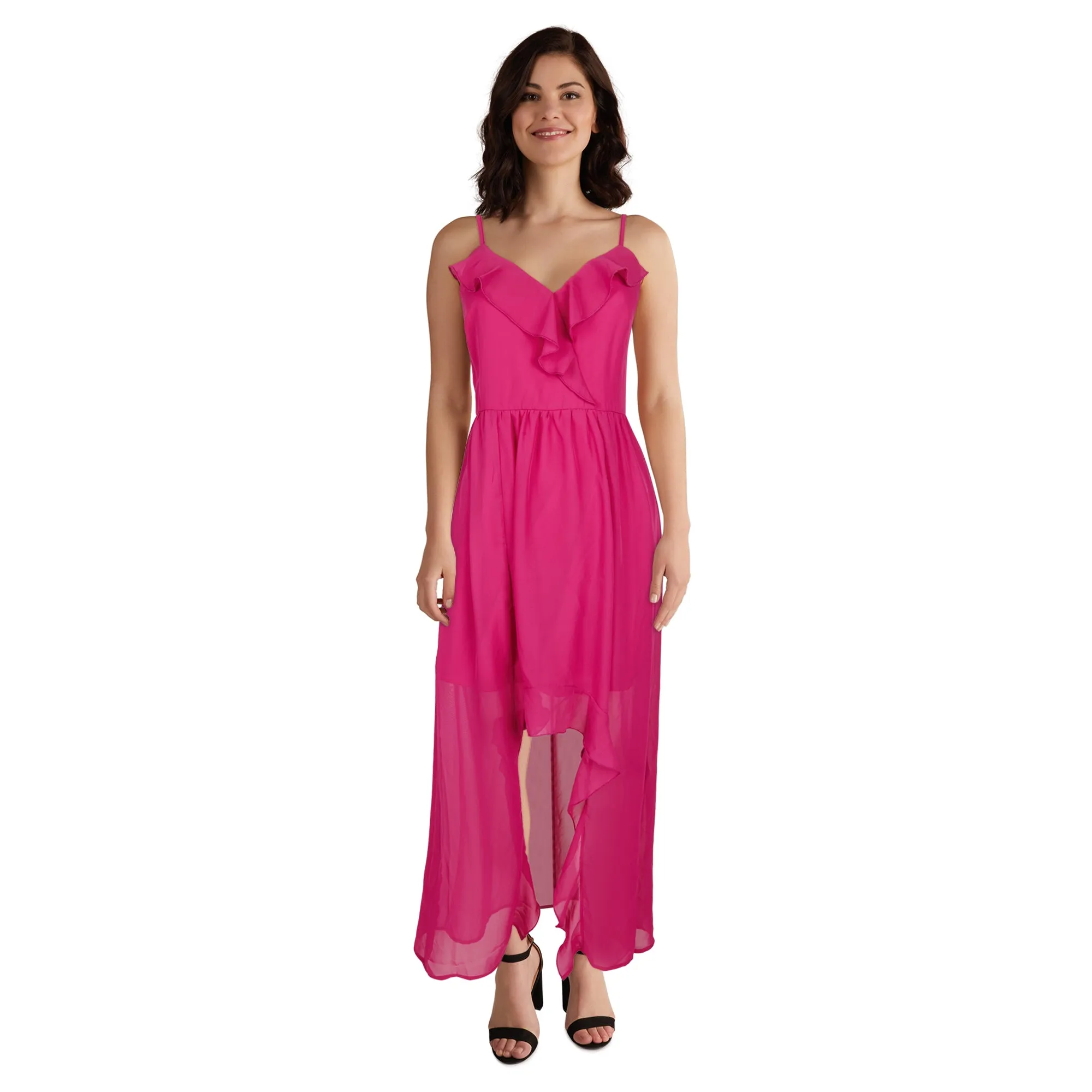 lily morgan Women's High-Low Ruffle Dress sold by Giant Tiger product image thumbnail 5