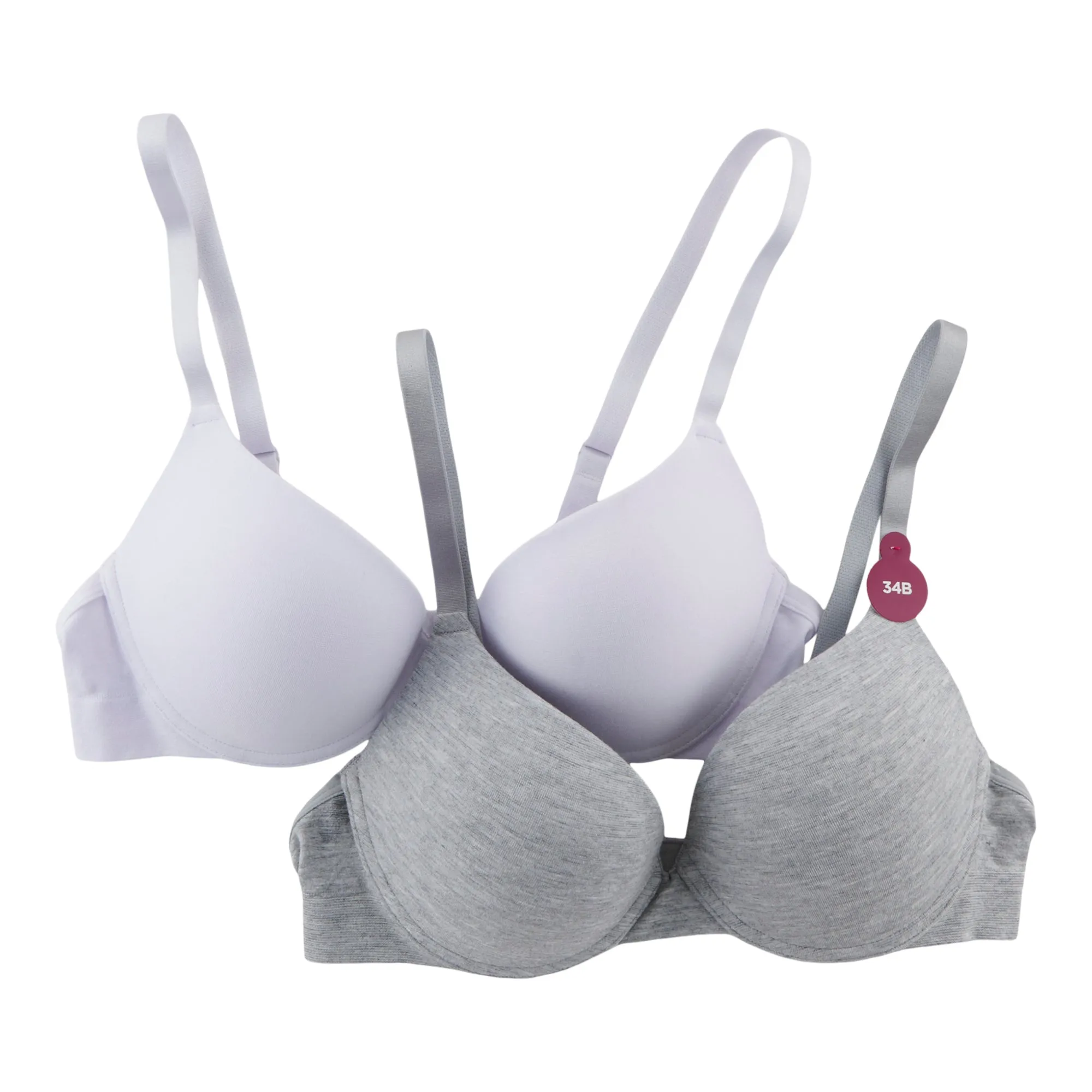 Carisma Women's Heather T-Shirt Bras, 2-Pack sold by Giant Tiger product image thumbnail 2