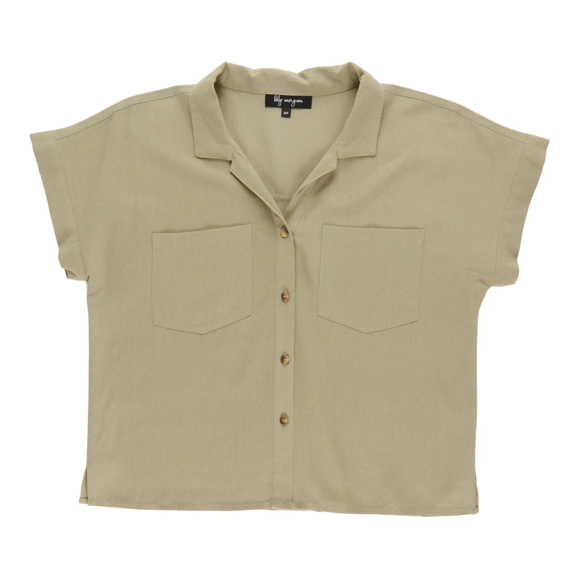 lily morgan Women's Linen Collared Blouse sold by Giant Tiger product image thumbnail 2