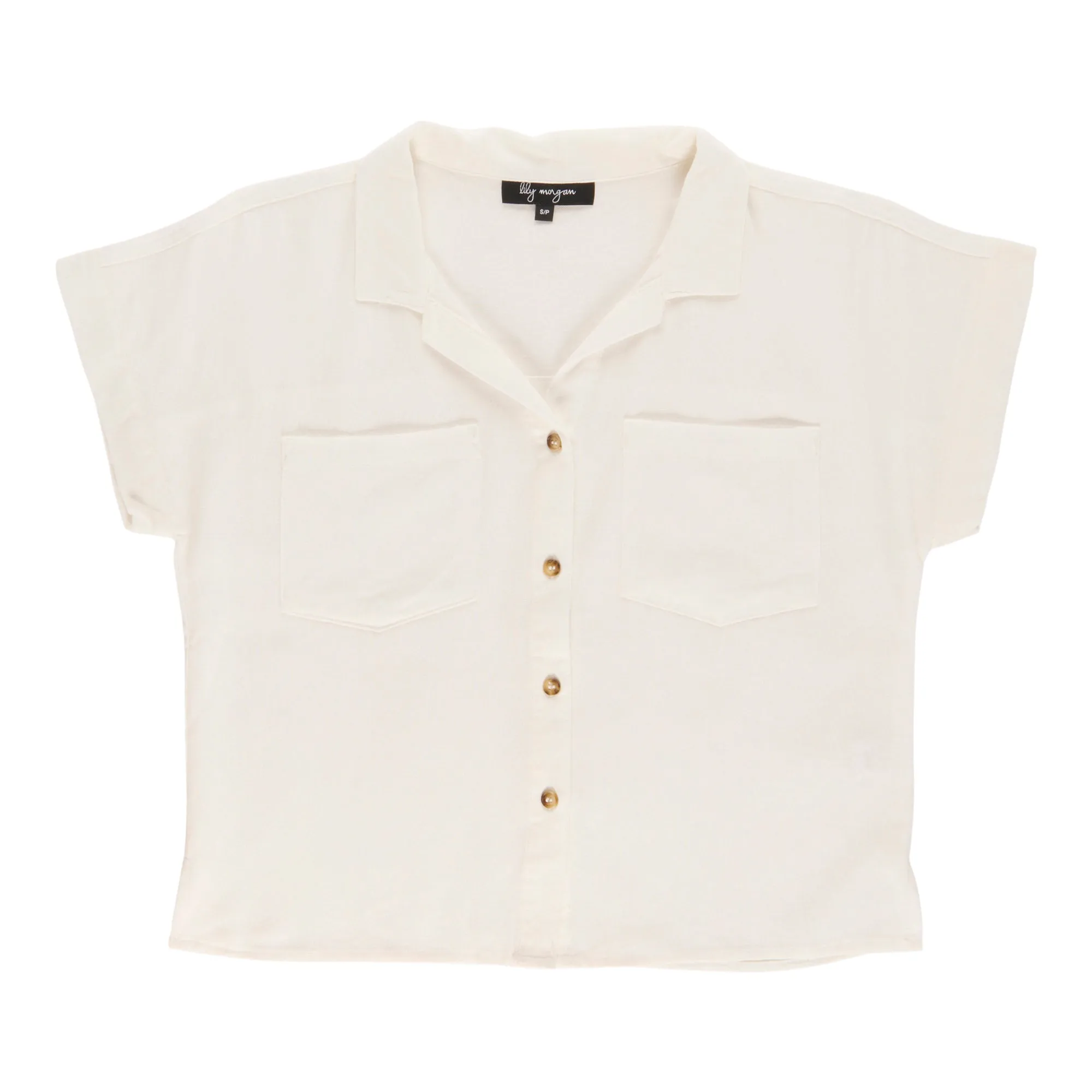 lily morgan Women's Linen Collared Blouse sold by Giant Tiger